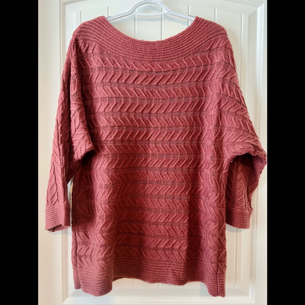 NY & Company cable knit sweater XL